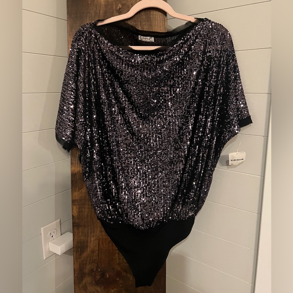 Free People Sequin Bodysuit - Picture 4 of 6